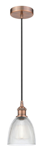 Edison One Light Mini Pendant in Antique Copper (405|616-1P-AC-G382)