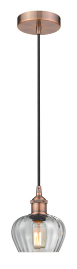 Edison One Light Mini Pendant in Antique Copper (405|616-1P-AC-G92)