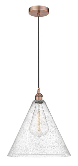 Edison One Light Pendant in Antique Copper (405|616-1P-AC-GBC-164)