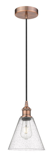 Edison One Light Mini Pendant in Antique Copper (405|616-1P-AC-GBC-84)