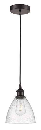 Edison LED Mini Pendant in Antique Copper (405|616-1P-AC-GBD-751-LED)