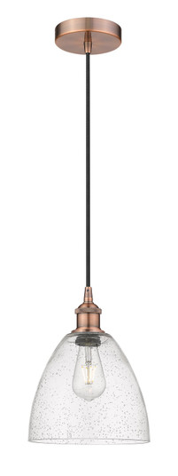Edison One Light Mini Pendant in Antique Copper (405|616-1P-AC-GBD-94)