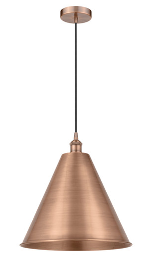 Edison One Light Mini Pendant in Antique Copper (405|616-1P-AC-MBC-16-AC)