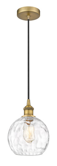 Edison One Light Mini Pendant in Brushed Brass (405|616-1P-BB-G1215-8)