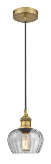 Edison One Light Mini Pendant in Brushed Brass (405|616-1P-BB-G92)