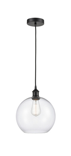 Edison One Light Mini Pendant in Matte Black (405|616-1P-BK-G122-10)
