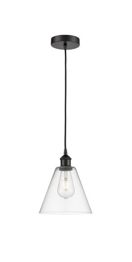 Edison One Light Mini Pendant in Matte Black (405|616-1P-BK-GBC-82)