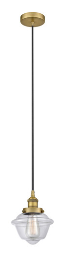 Edison One Light Mini Pendant in Brushed Brass (405|616-1PH-BB-G532)