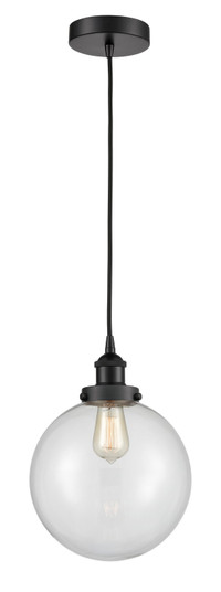 Edison One Light Mini Pendant in Matte Black (405|616-1PH-BK-G202-10)