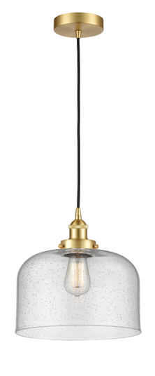 Edison One Light Mini Pendant in Matte Black (405|616-1PH-BK-G73-L)