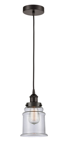 Edison One Light Mini Pendant in Oil Rubbed Bronze (405|616-1PH-OB-G182)