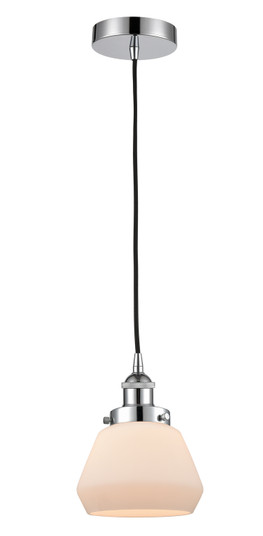 Edison One Light Mini Pendant in Polished Chrome (405|616-1PH-PC-G171)