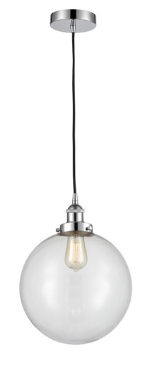 Edison One Light Mini Pendant in Polished Chrome (405|616-1PH-PC-G202-12)