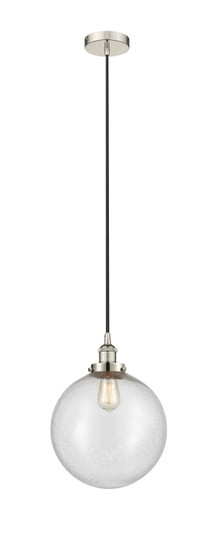 Edison One Light Mini Pendant in Polished Nickel (405|616-1PH-PN-G204-12)