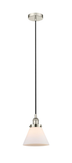Edison One Light Mini Pendant in Polished Nickel (405|616-1PH-PN-G41)