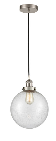 Edison LED Mini Pendant in Brushed Satin Nickel (405|616-1PH-SN-G204-10-LED)