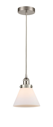 Edison LED Mini Pendant in Brushed Satin Nickel (405|616-1PH-SN-G41-LED)