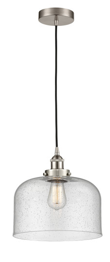 Edison LED Mini Pendant in Brushed Satin Nickel (405|616-1PH-SN-G74-L-LED)