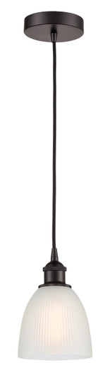 Edison One Light Mini Pendant in Oil Rubbed Bronze (405|616-1P-OB-G381)