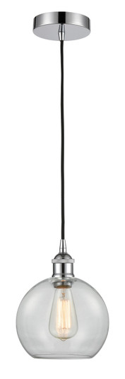 Edison One Light Mini Pendant in Polished Chrome (405|616-1P-PC-G122-8)