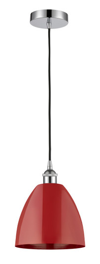 Edison One Light Mini Pendant in Polished Chrome (405|616-1P-PC-MBD-9-RD)