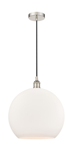 Edison One Light Pendant in Polished Nickel (405|616-1P-PN-G121-14)