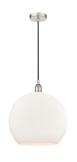 Edison One Light Pendant in Polished Nickel (405|616-1P-PN-G121-14) Edison One Light Pendant in Polished Nickel (405|616-1P-PN-G121-14)