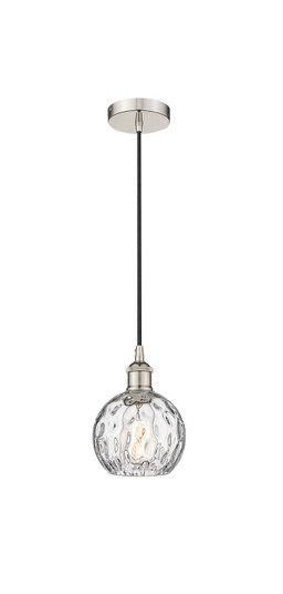 Edison One Light Mini Pendant in Polished Nickel (405|616-1P-PN-G1215-6)