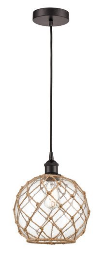 Edison LED Mini Pendant in Polished Nickel (405|616-1P-PN-G122-10RB-LED)