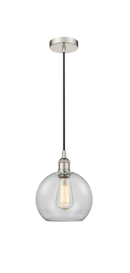 Edison One Light Mini Pendant in Polished Nickel (405|616-1P-PN-G122-8)