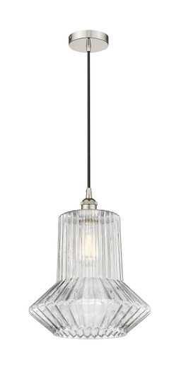 Edison One Light Mini Pendant in Polished Nickel (405|616-1P-PN-G212)