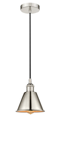 Edison LED Mini Pendant in Polished Nickel (405|616-1P-PN-M8-LED)