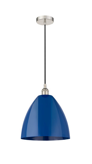 Edison One Light Mini Pendant in Polished Nickel (405|616-1P-PN-MBD-12-BL)