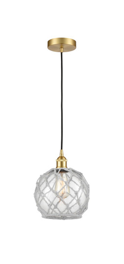 Edison One Light Mini Pendant in Satin Gold (405|616-1P-SG-G122-8RW)