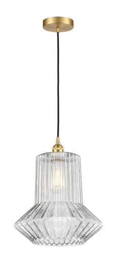 Edison LED Pendant in Satin Gold (405|616-1P-SG-G212)