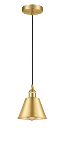 Edison LED Pendant in Satin Gold (405|616-1P-SG-M8)