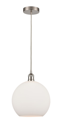 Edison One Light Mini Pendant in Brushed Satin Nickel (405|616-1P-SN-G121-12)