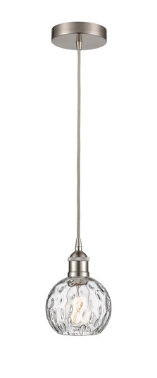 Edison One Light Mini Pendant in Brushed Satin Nickel (405|616-1P-SN-G1215-6)