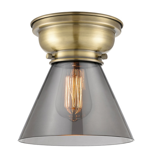 Franklin Restoration One Light Flush Mount in Antique Brass (405|623-1F-AB-G43)