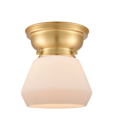 Franklin Restoration LED Flush Mount in Antique Copper (405|623-1F-AC-G173-LED)
