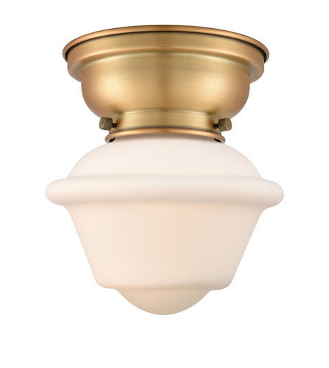 Franklin Restoration One Light Flush Mount in Brushed Brass (405|623-1F-BB-G531)