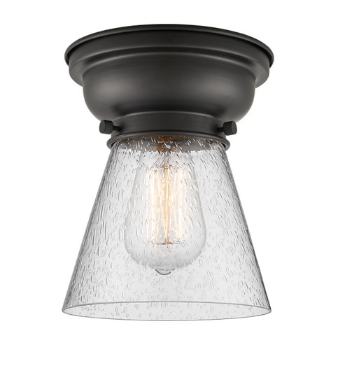 Franklin Restoration One Light Flush Mount in Brushed Brass (405|623-1F-BB-G61)