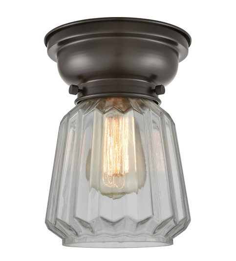Franklin Restoration LED Flush Mount in Oil Rubbed Bronze (405|623-1F-OB-G142-LED)