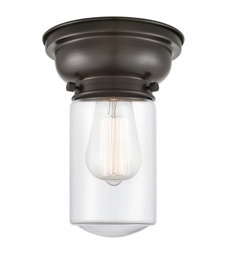 Franklin Restoration One Light Flush Mount in Oil Rubbed Bronze (405|623-1F-OB-G312)