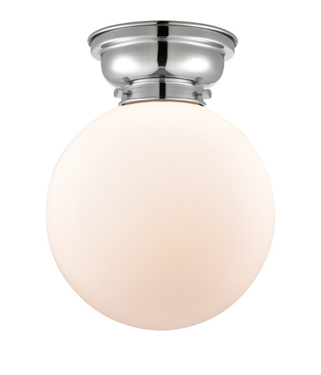 Franklin Restoration One Light Flush Mount in Polished Chrome (405|623-1F-PC-G201-12)
