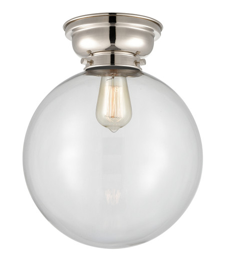 Franklin Restoration LED Flush Mount in Polished Nickel (405|623-1F-PN-G202-12-LED)