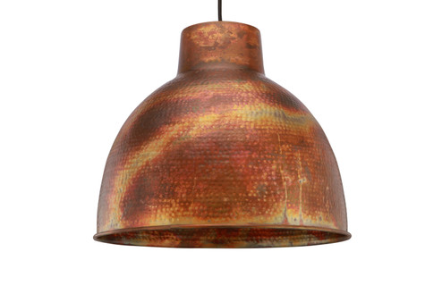 Downtown Urban One Light Pendant in Burnt Copper (405|650-1P-BC-16)