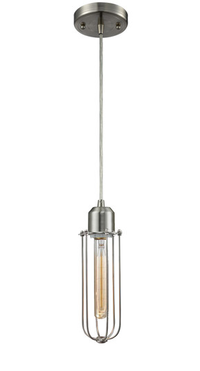 Austere One Light Mini Pendant in Brushed Satin Nickel (405|900-1P-SN-CE225-SN)