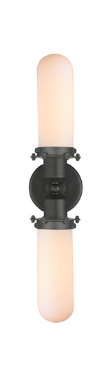 Austere LED Bath Vanity in Matte Black (405|900-2W-BK-CE228-BK-W) Austere LED Bath Vanity in Matte Black (405|900-2W-BK-CE228-BK-W)