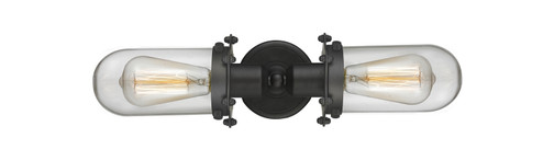Austere Two Light Bath Vanity in Oil Rubbed Bronze (405|900-2W-OB-CE231-OB-CL)